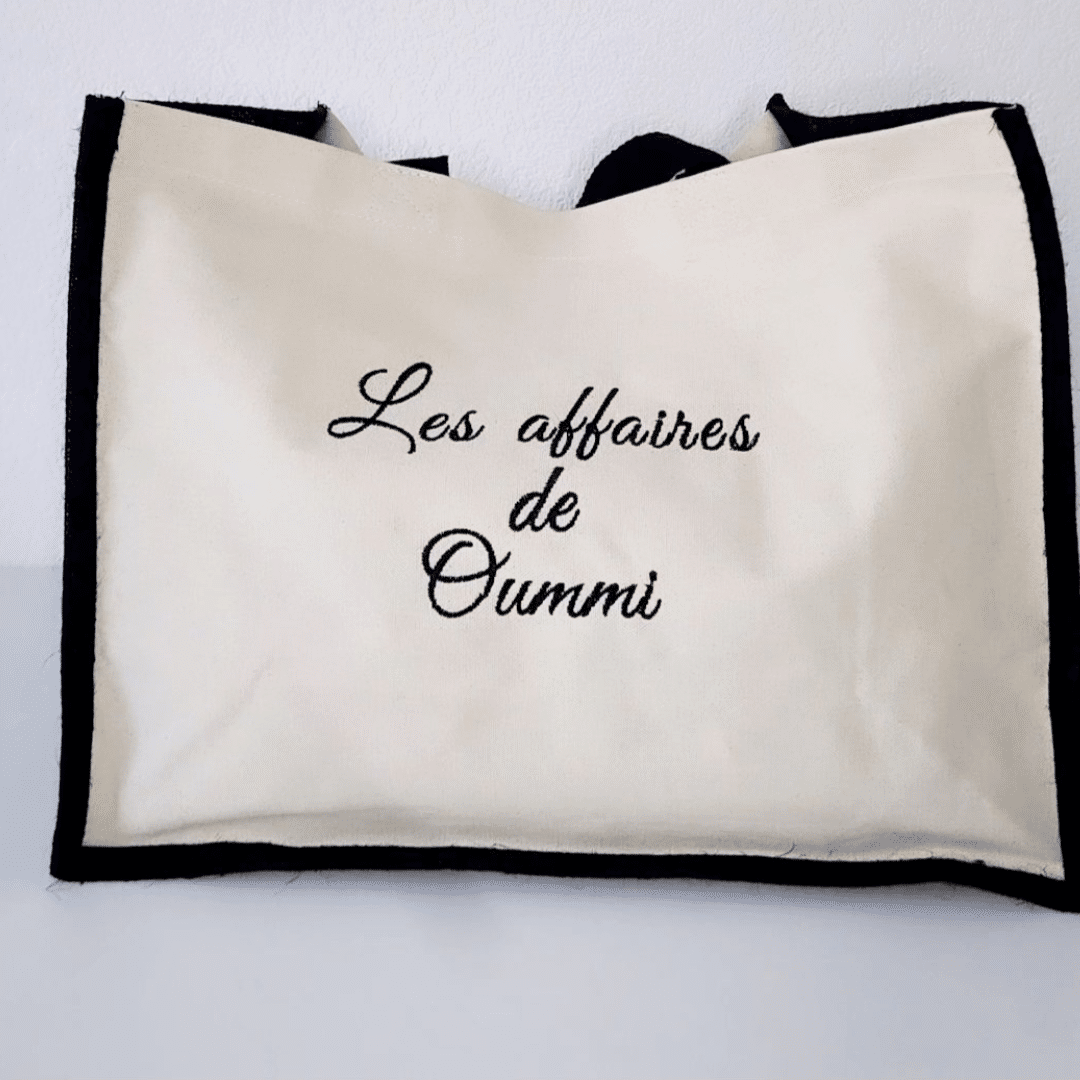 Sac en jute format cabas – Image 2