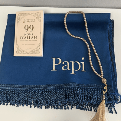 Tapis de prière en velours fin brodé